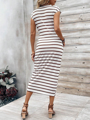 striped dress