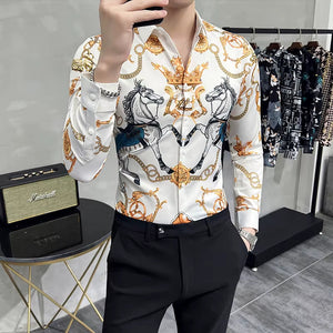 Baroque Striped Shirt