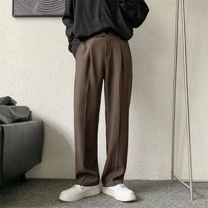 loose fit mens office pants