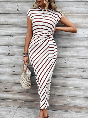 striped dress