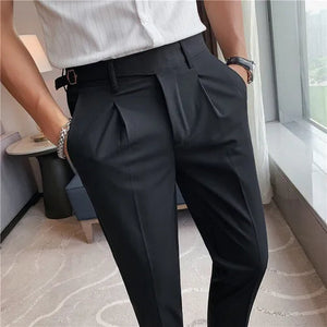 slim fit trousers