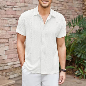 hollow knit cardigan