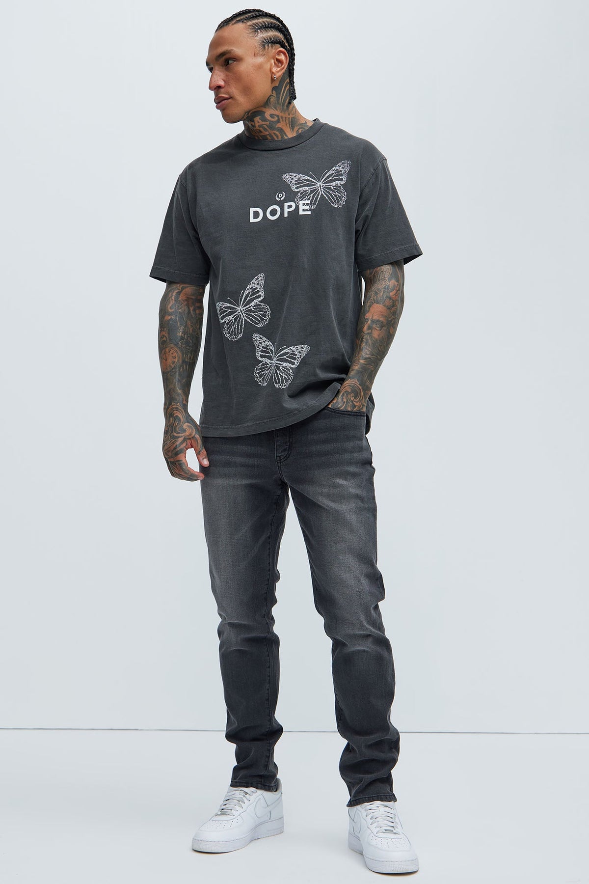 Elan de Paris™ Cornell Slim Jeans - Black Wash