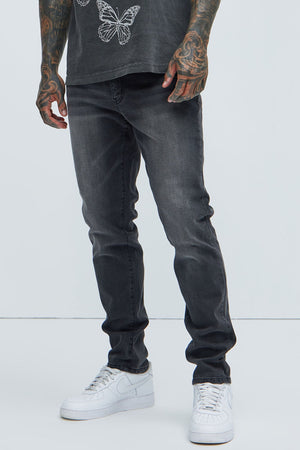 Elan de Paris™ Cornell Slim Jeans - Black Wash
