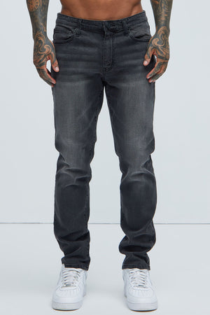 Elan de Paris™ Cornell Slim Jeans - Black Wash