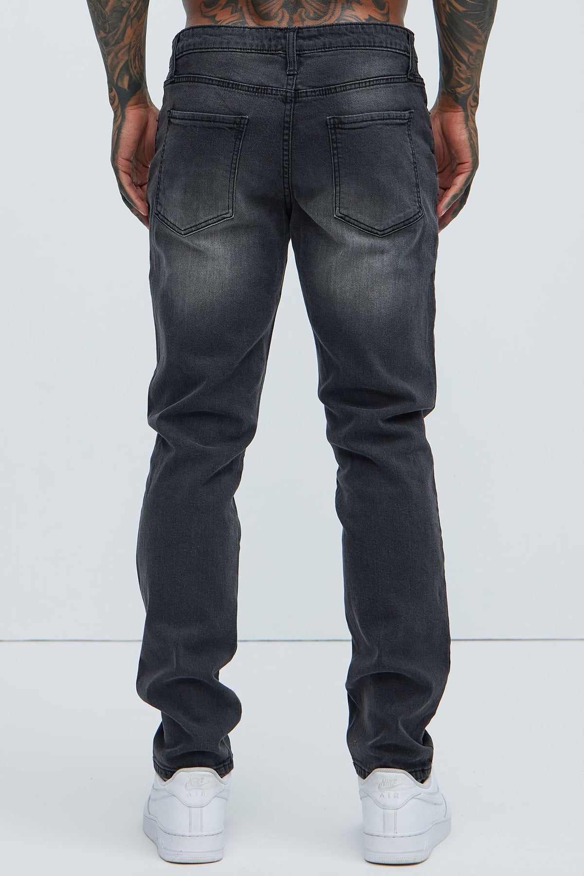 Elan de Paris™ Cornell Slim Jeans - Black Wash