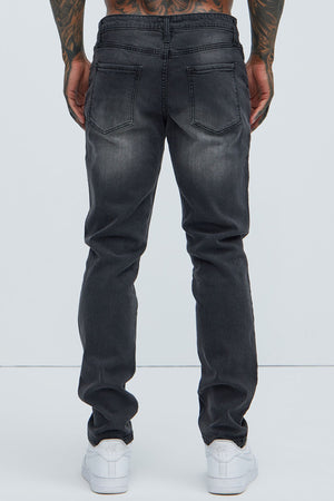 Elan de Paris™ Cornell Slim Jeans - Black Wash
