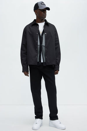 Elan de Paris™ Cornell Slim Jeans - Black