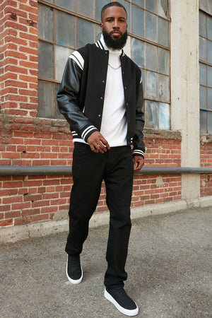 Elan de Paris™ Cornell Slim Jeans - Black