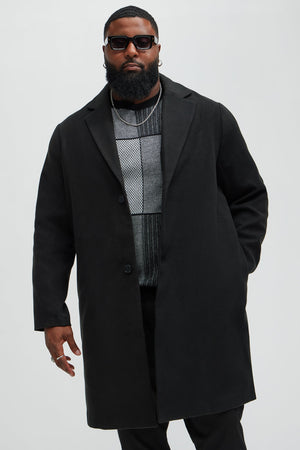 Elan de Paris™ Chadwick Car Coat - Black