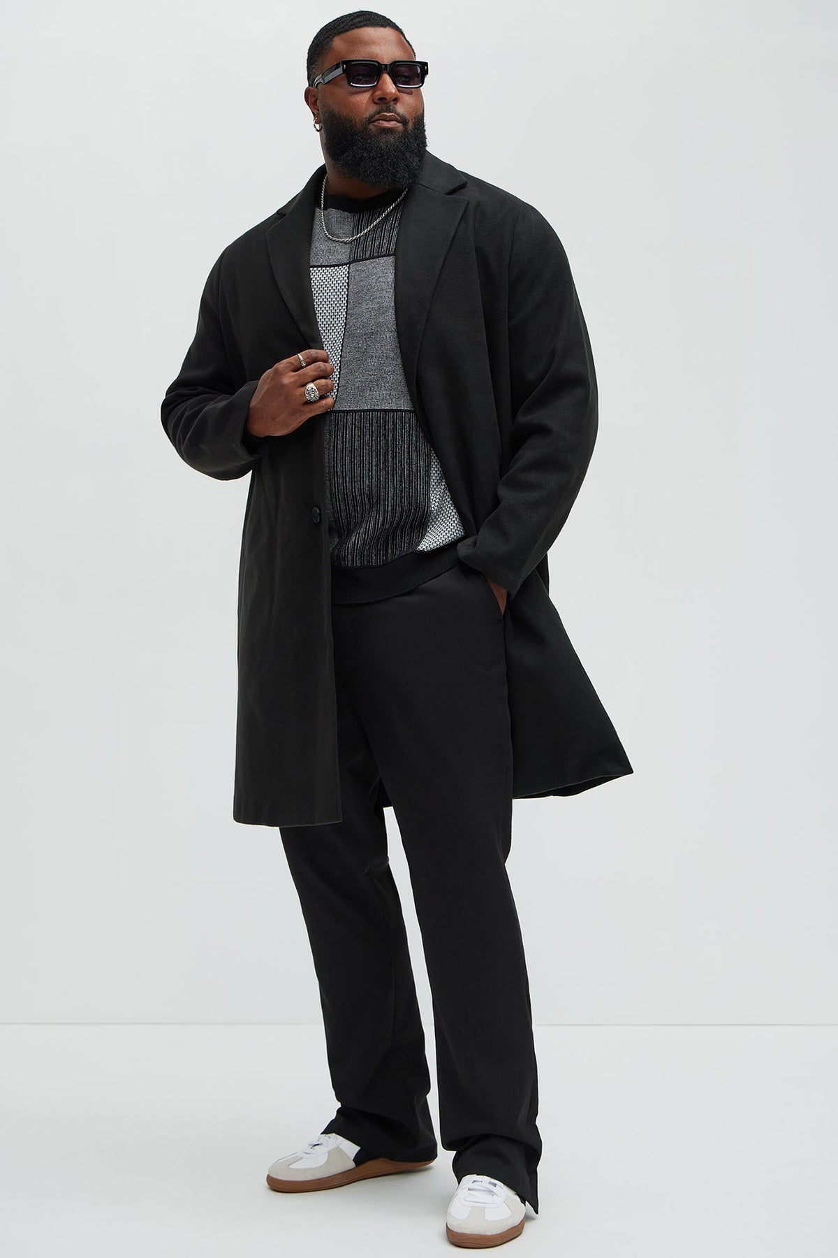 Elan de Paris™ Chadwick Car Coat - Black