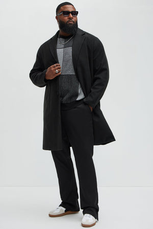 Elan de Paris™ Chadwick Car Coat - Black