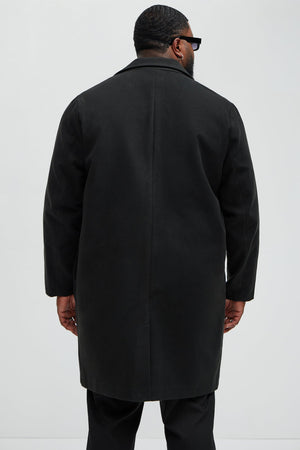 Elan de Paris™ Chadwick Car Coat - Black