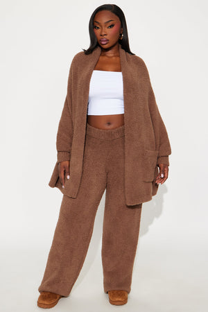 Elan de Paris™ Living Cozy Pant Set - Mocha