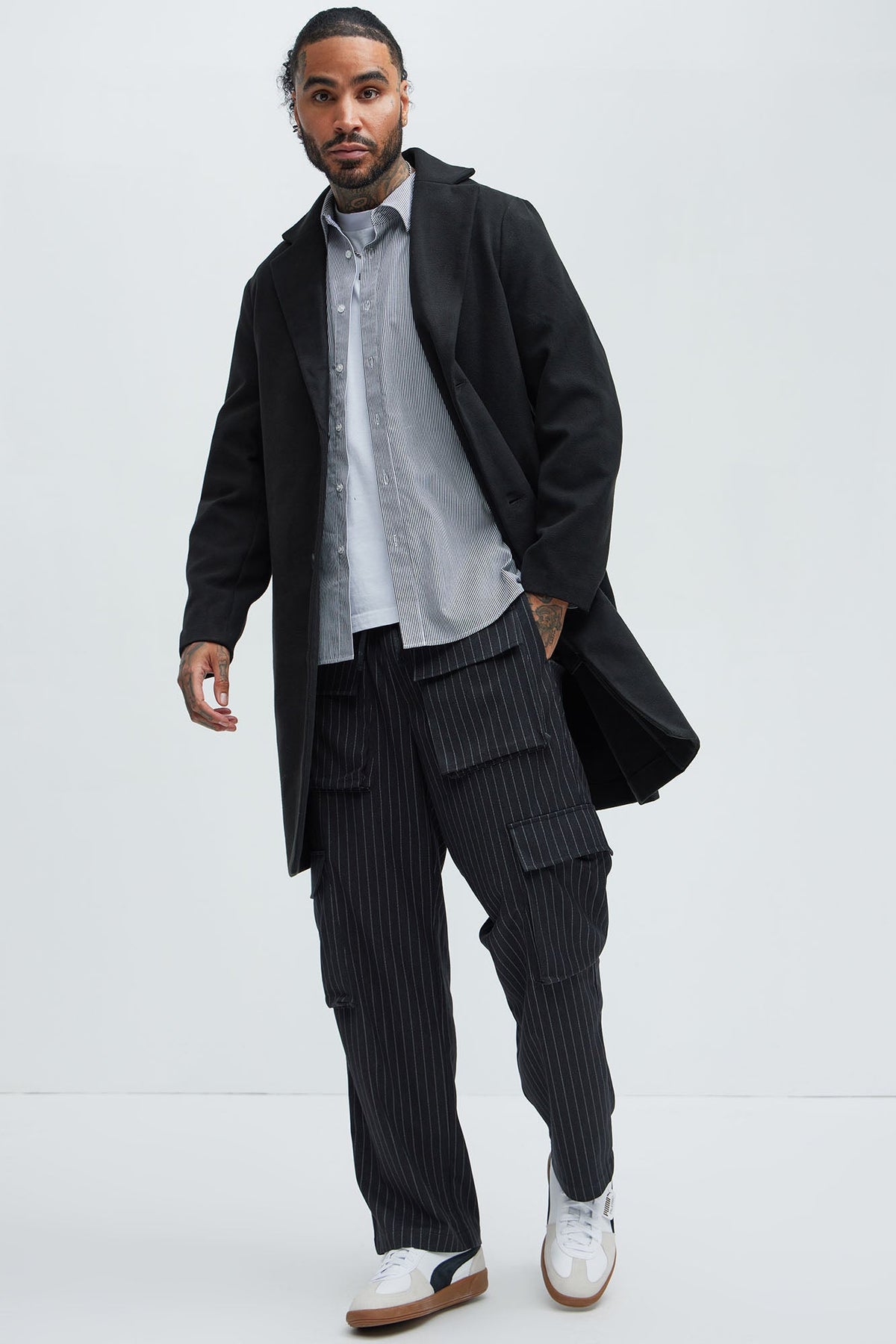 Elan de Paris™ Chadwick Car Coat - Black