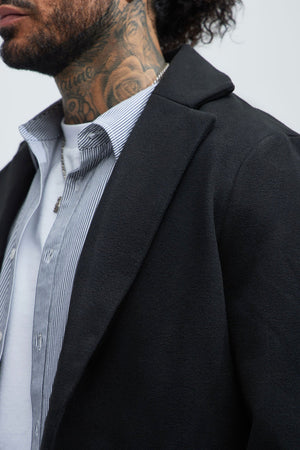 Elan de Paris™ Chadwick Car Coat - Black