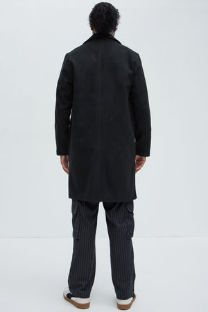Elan de Paris™ Chadwick Car Coat - Black