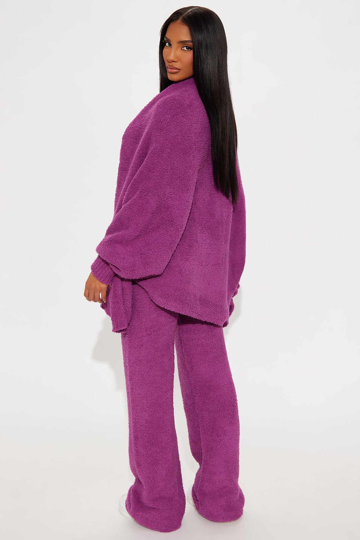 Elan de Paris™ Living Cozy Pant Set - Plum