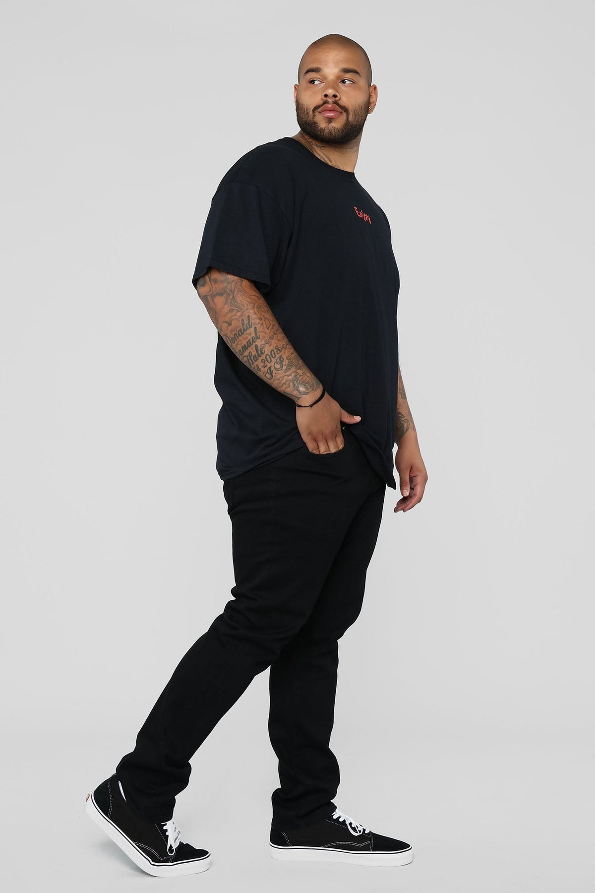 Elan de Paris™ Cornell Slim Jeans - Black