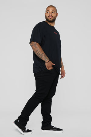 Elan de Paris™ Cornell Slim Jeans - Black