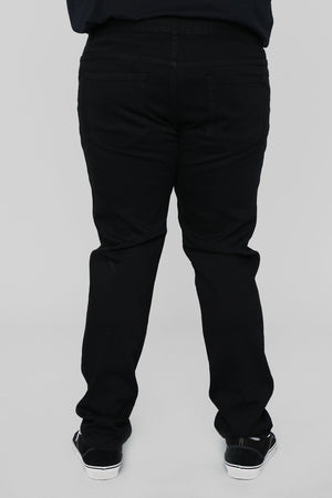 Elan de Paris™ Cornell Slim Jeans - Black