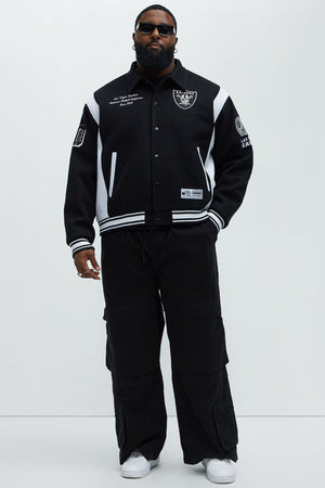 Elan de Paris™ Raiders Air Supremacy Jacket - Black/White