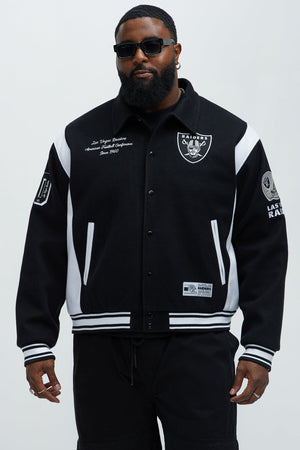 Elan de Paris™ Raiders Air Supremacy Jacket - Black/White