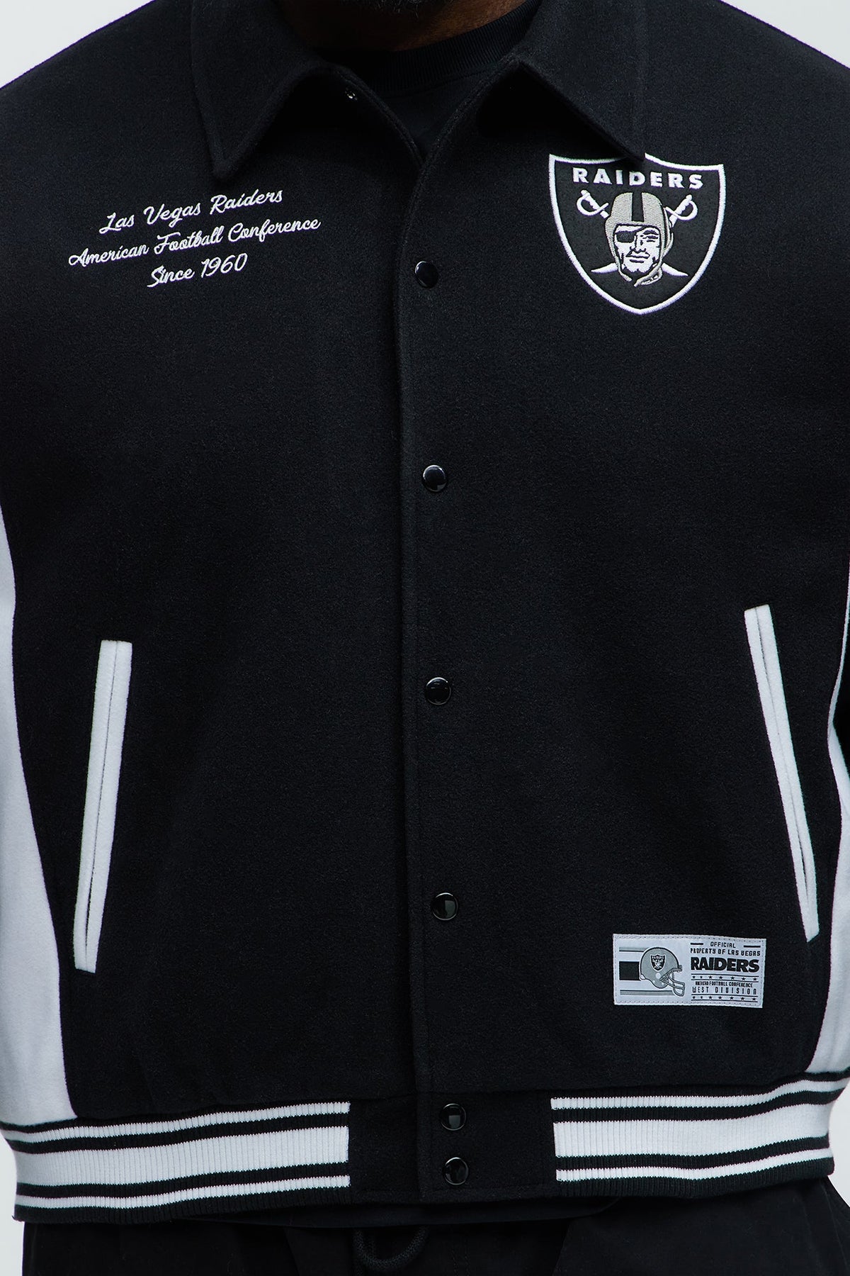 Elan de Paris™ Raiders Air Supremacy Jacket - Black/White