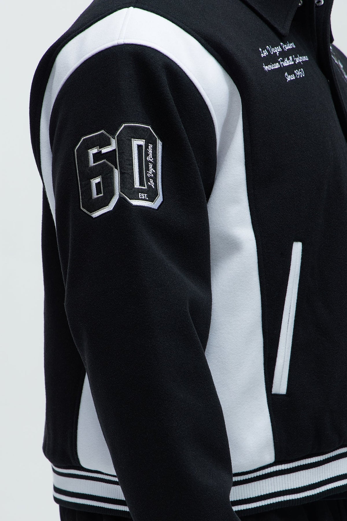 Elan de Paris™ Raiders Air Supremacy Jacket - Black/White