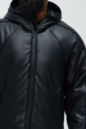 Elan de Paris™ Chase A Bag Rain Jacket - Black