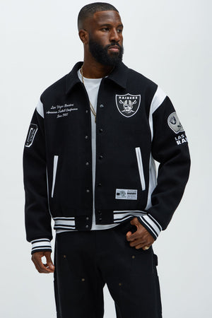 Elan de Paris™ Raiders Air Supremacy Jacket - Black/White