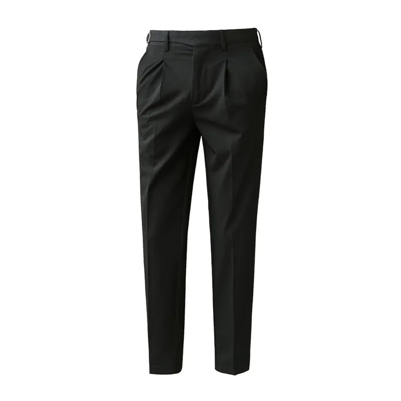 slim fit trousers