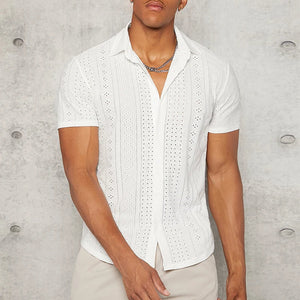 hollow knit shirt