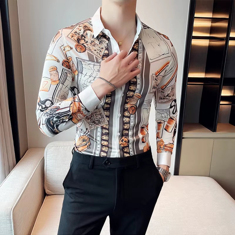 Baroque Striped Shirt