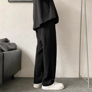 loose fit mens office pants