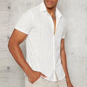 hollow knit shirt