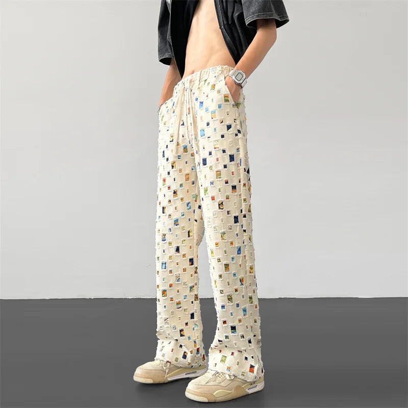 men's plaid trousers