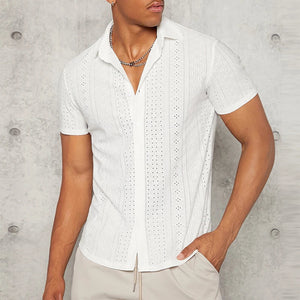 hollow knit shirt